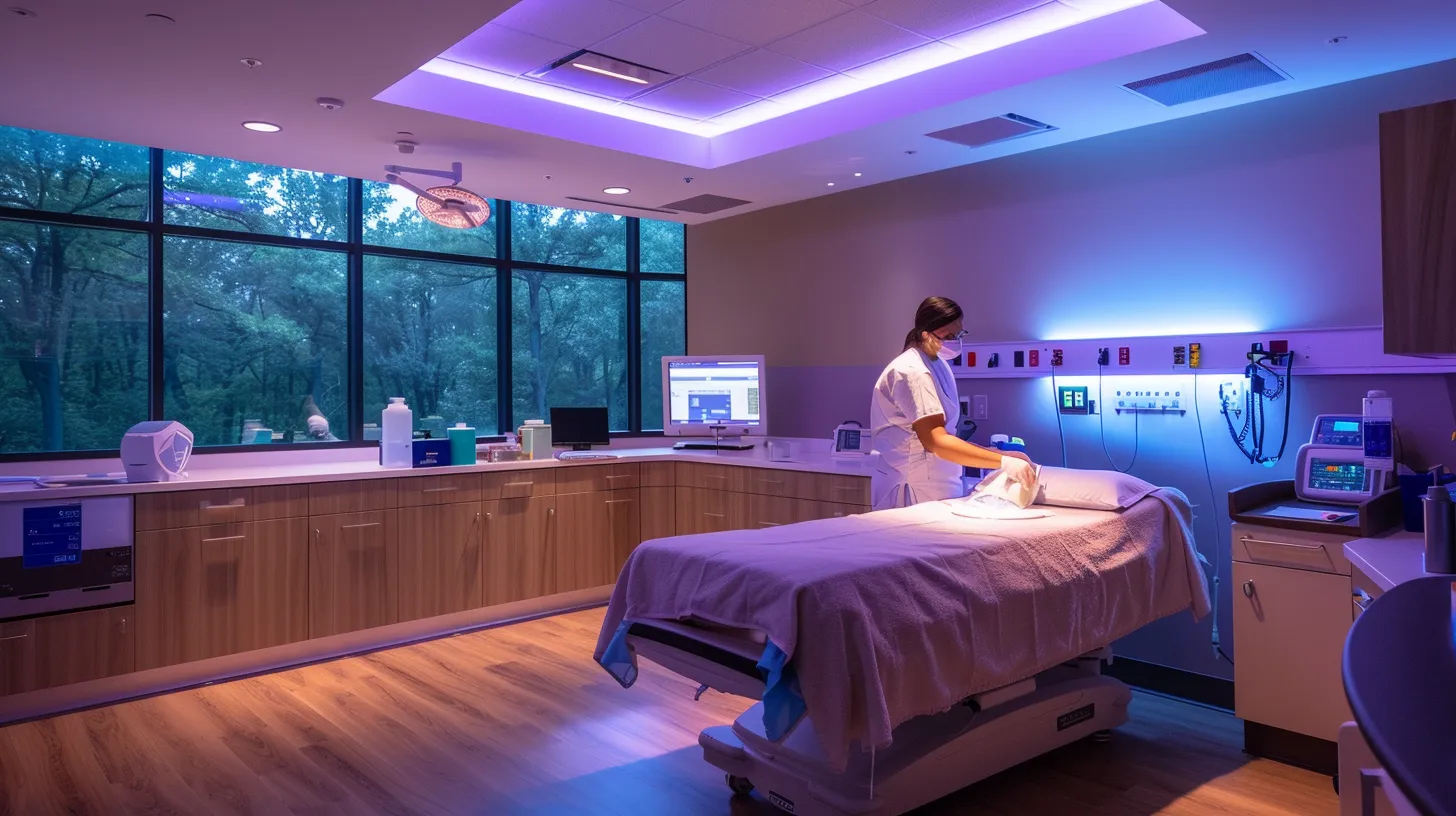 a vibrant healthcare setting in michigan features a focused practitioner preparing a prp injection, highlighting the innovative healing potential of platelet-rich plasma for tissue repair, bathed in soft, natural light.
