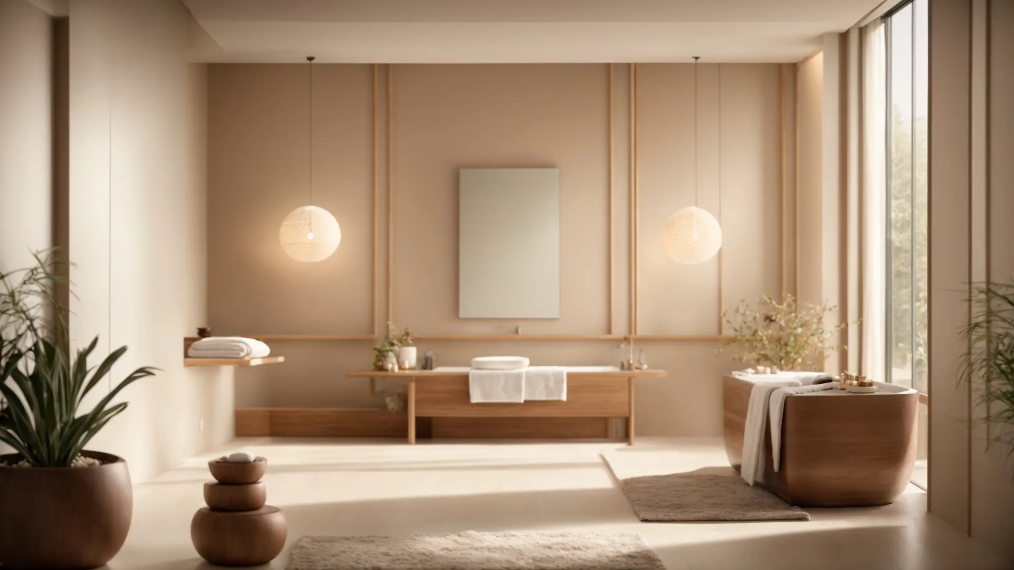 a serene and inviting spa interior, bathed in soft, natural light, featuring a cozy treatment room with calming colors and luxurious textures, symbolizing the restorative journey of post-laser hair removal care.